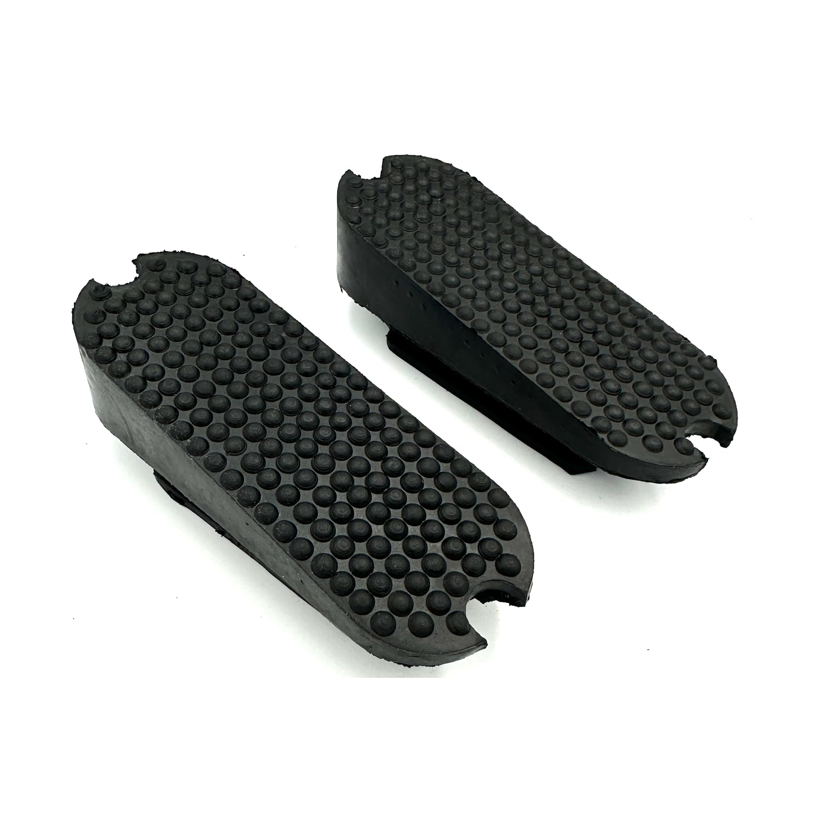 Equine Smile ES5001 Stirrup Insoles Rubber Slanted for Standard and Fillis Stirrups Angled Rubber Inserts with Nub Profile for More Stable Leg Rest Pair (11 cm)
