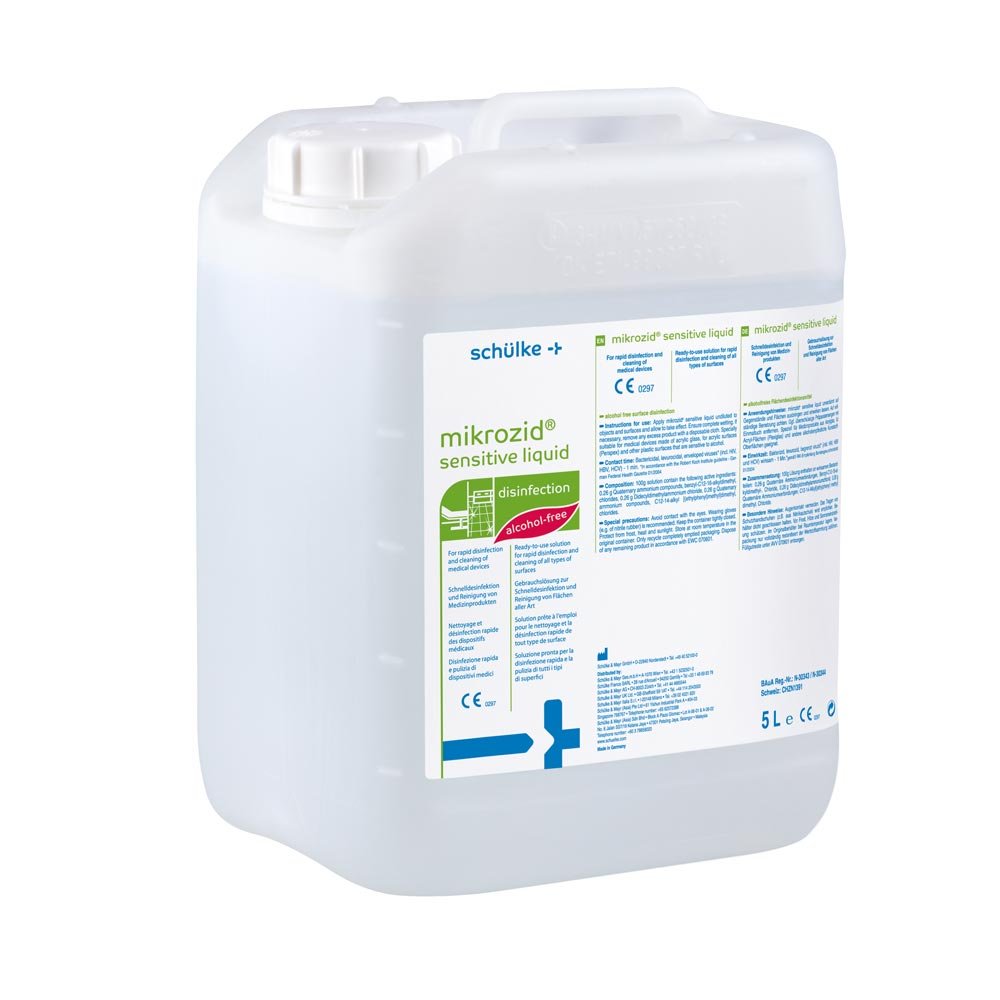 Schülke mikrozid® sensitive liquid, Flächendesinfektion Desinfektion alkoholfrei, 5Liter