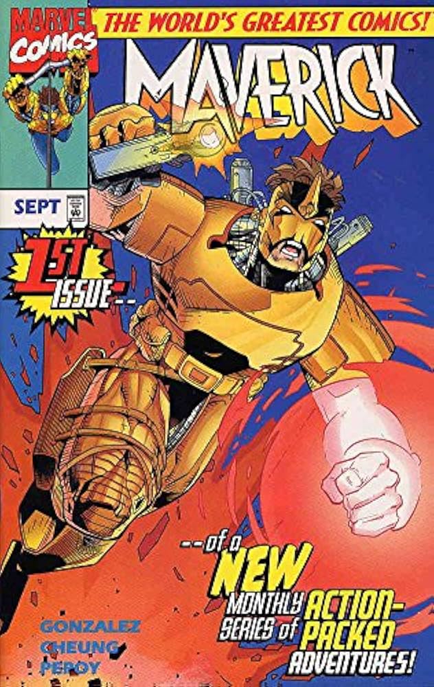 アメコミ・英語　MAVERICK 1st （MARVEL 1997）リーフ版 Amazon.com: Maverick #1 FN ; Marvel comic book