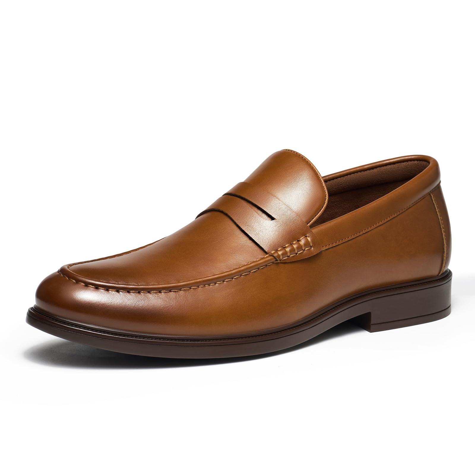 HEEZ Men's Penny Loafers, Casual Loafer Dress Shoes for Men Comfortable, Slip on Loafers for Business Formal Wedding Party Office — view 9