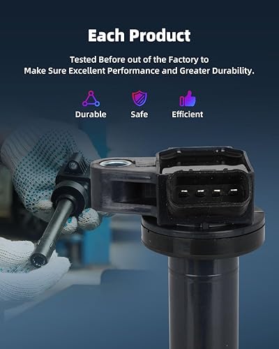 Vista 607 de ECCPP Bobinas de encendido portátiles de repuesto para automóvil compatibles con Infiniti I30/para Nissan Maxima 3.0L V6 2000-2001 Reemplazo