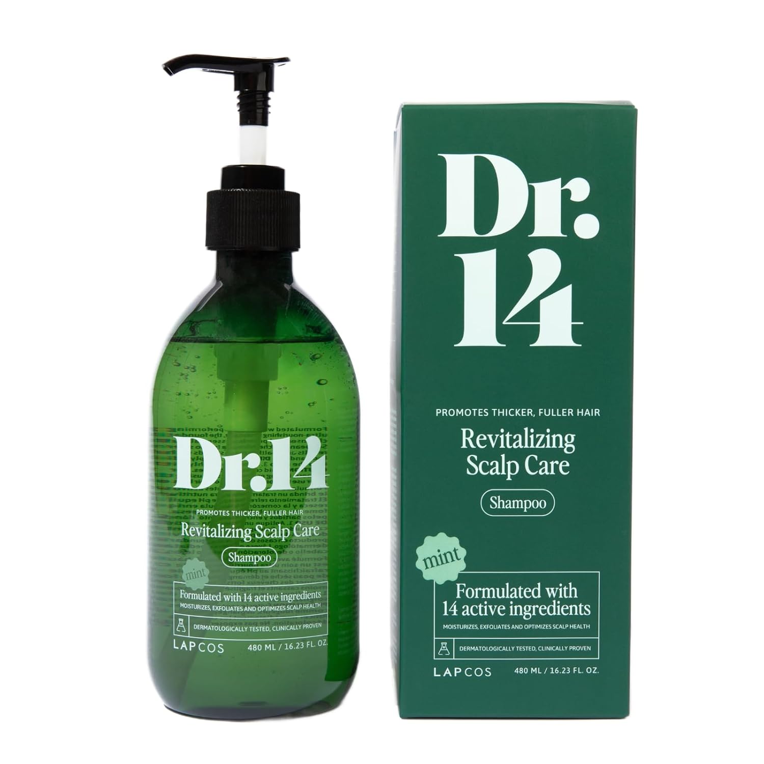 Lapcos Revitalizing Scalp Care Bundle: DR.14 Shampoo and Conditioner