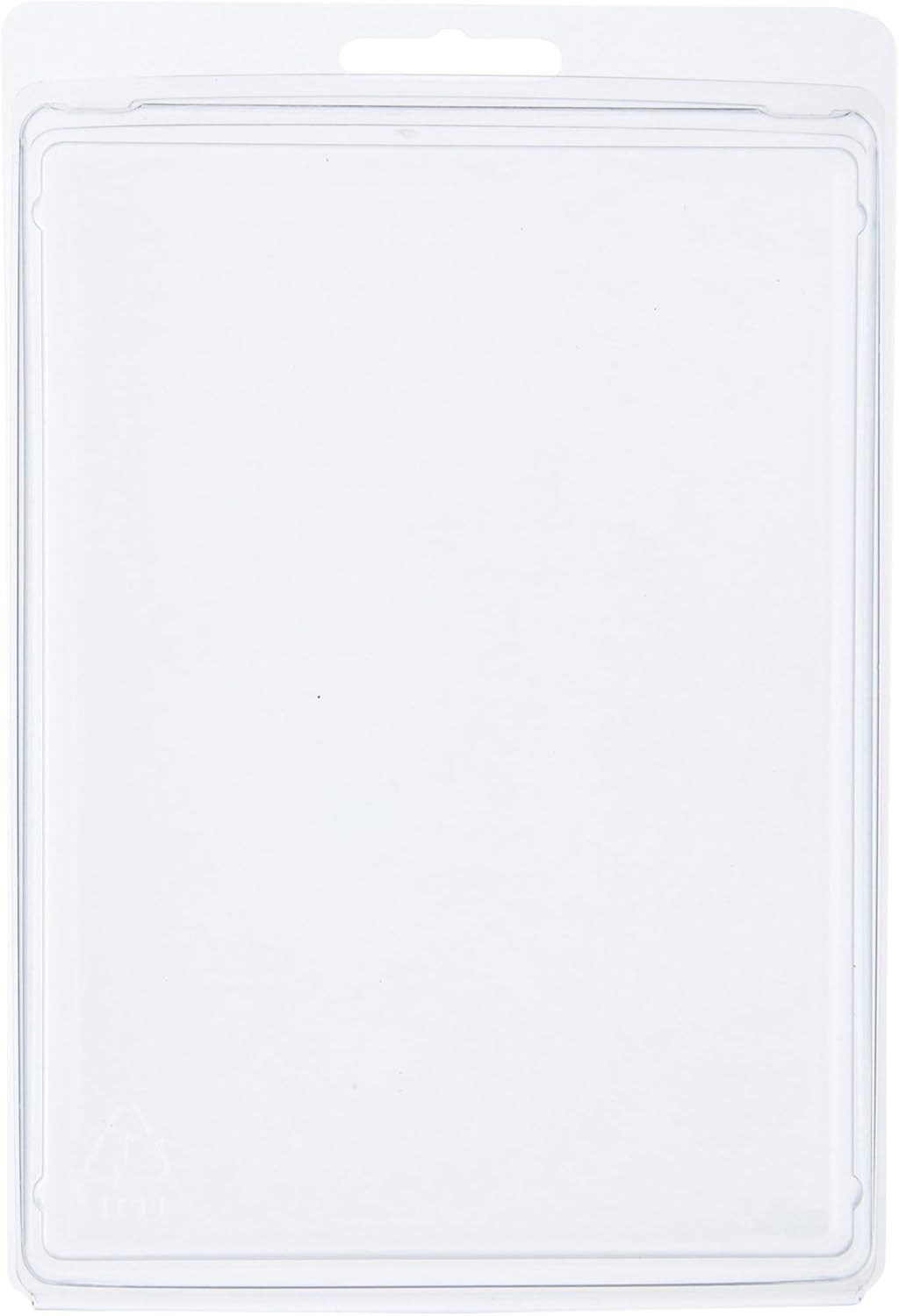 Collecting Warehouse Clear Plastic Clamshell Package / Storage Container, 6.375" H x 4.625" W x 0.75" D, Pack of 100