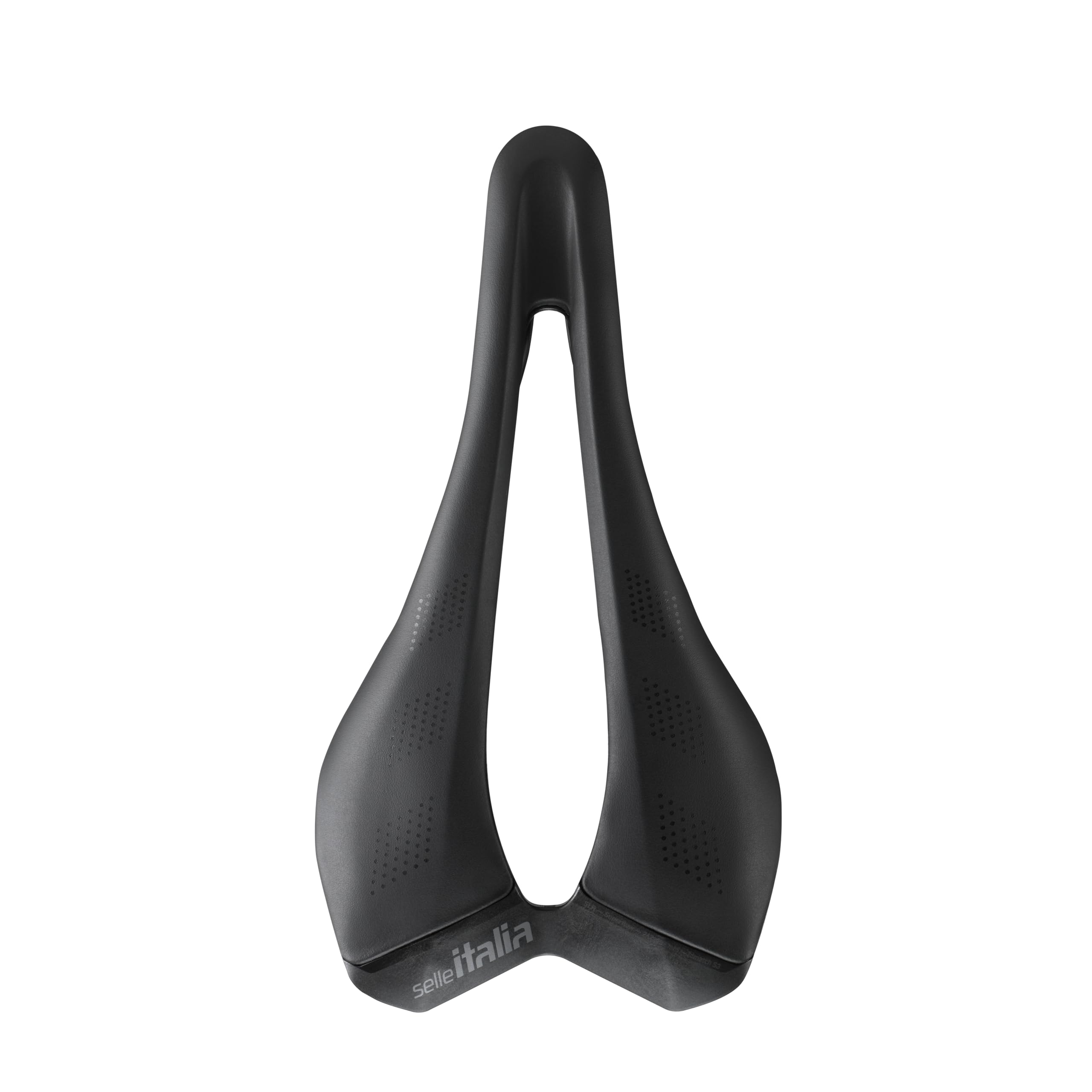 Selle Italia SLR Advan - Sillín de Bicicleta de Carretera con Raíl de Acero Manganeso, Revestimiento Ligero, Orificio Superflow, Ligero y Cómodo