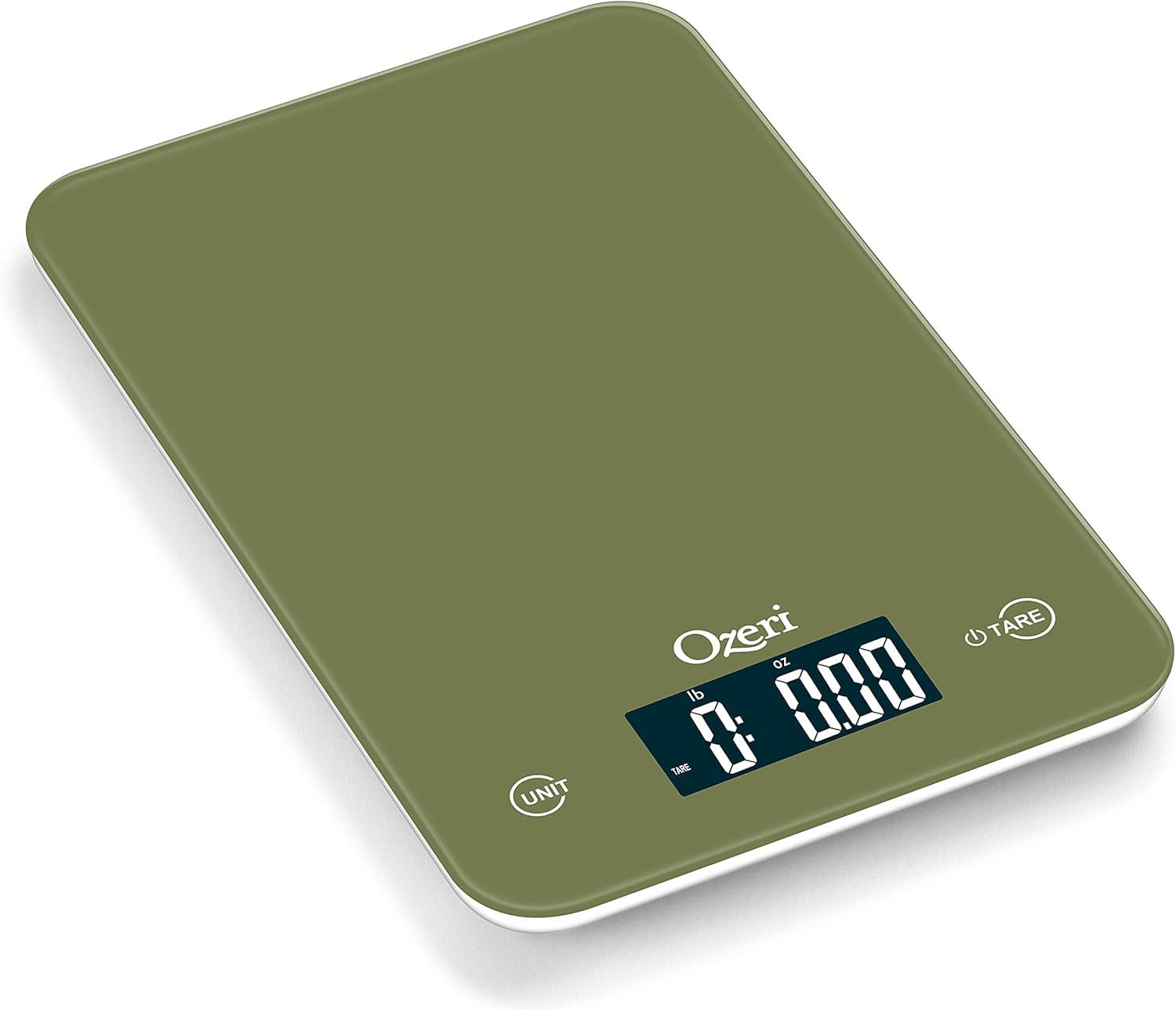 Ozeri Touch Professional Digital Kitchen Scale (12 lbs Edition) in Tempered Glass