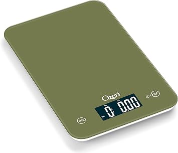 Ozeri Touch Professional Digital Kitchen Scale 12 lbs Edition in Tempered Glass