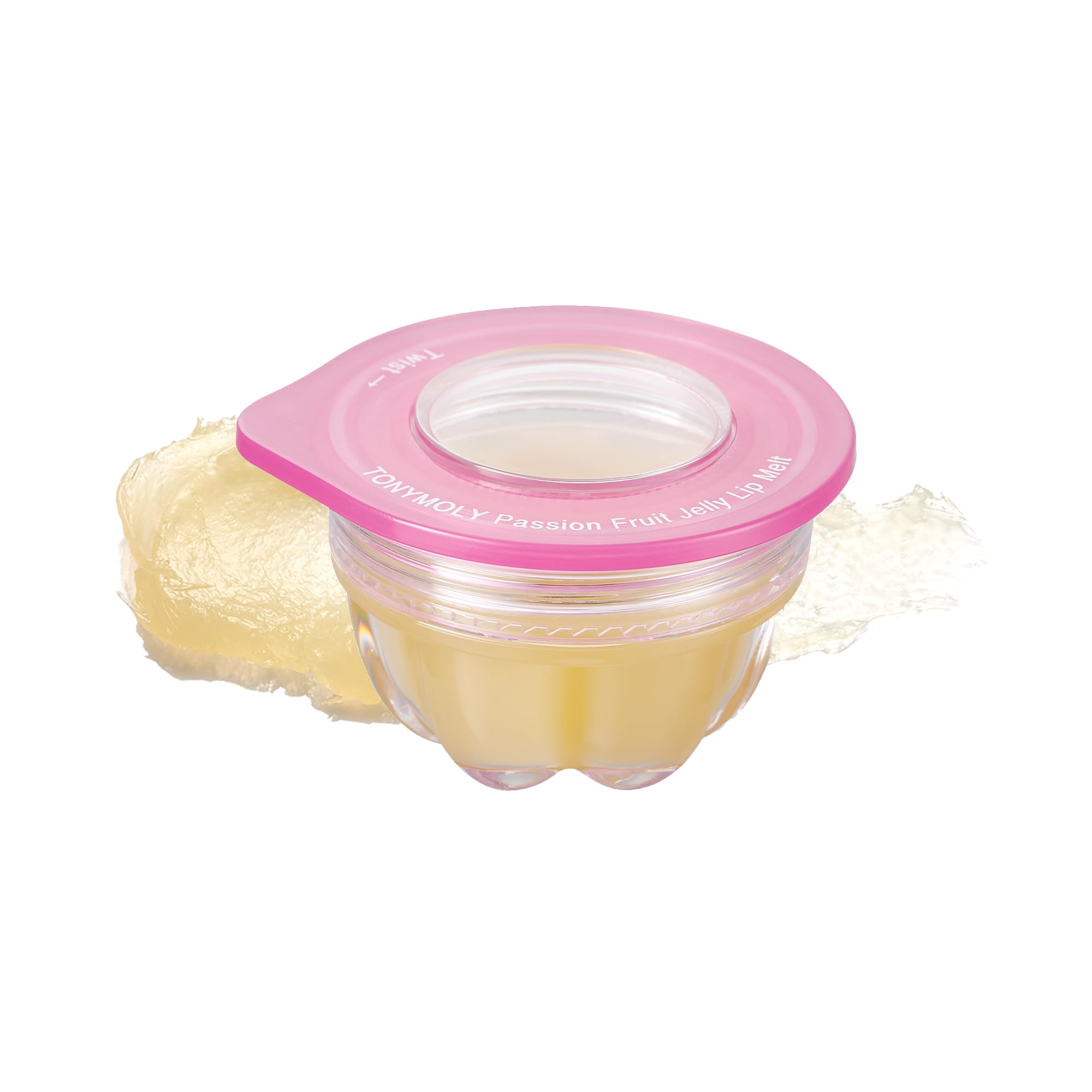 TONYMOLY Jelly Lip Melt – Passionfruit Hydrating Lip Balm Treatment, Moisturizing & Nourishing Jelly Gloss for Dry Lips, Non-Sticky High Shine Korean Lip Care, Smooth & Glossy Finish, 0.31 oz