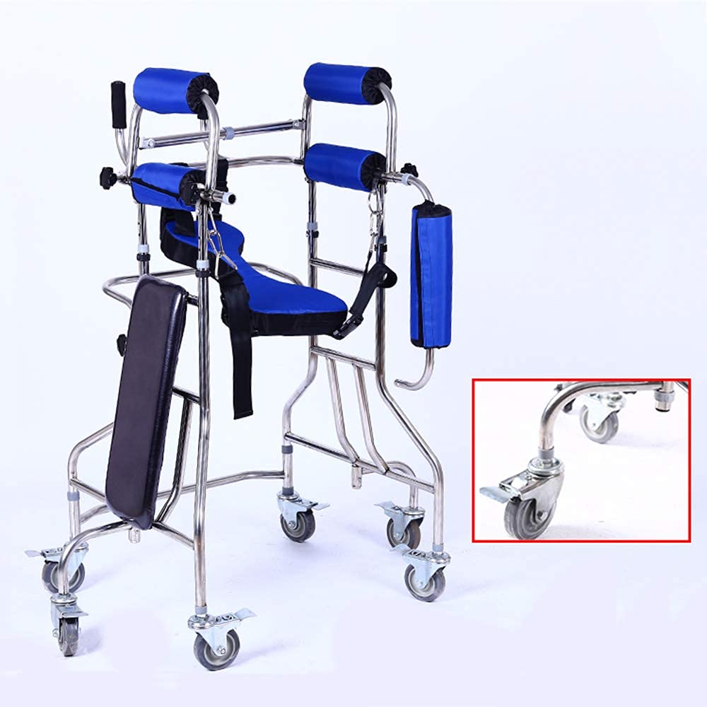 Sprzęt do chodzenia dla dorosłych Standard / 6 kółek Składany sprzęt do chodzenia na stojąco Rehabilitacja pacjentów w podeszłym wieku/pooperacyjnych Pomoc szkoleniowa Podwójny komfort