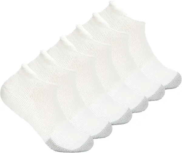 5+1 Bonus Pack - Running Maximum Cushion Rolltop - J - Pay for 5, get 1 FREE! White/Platinum / M