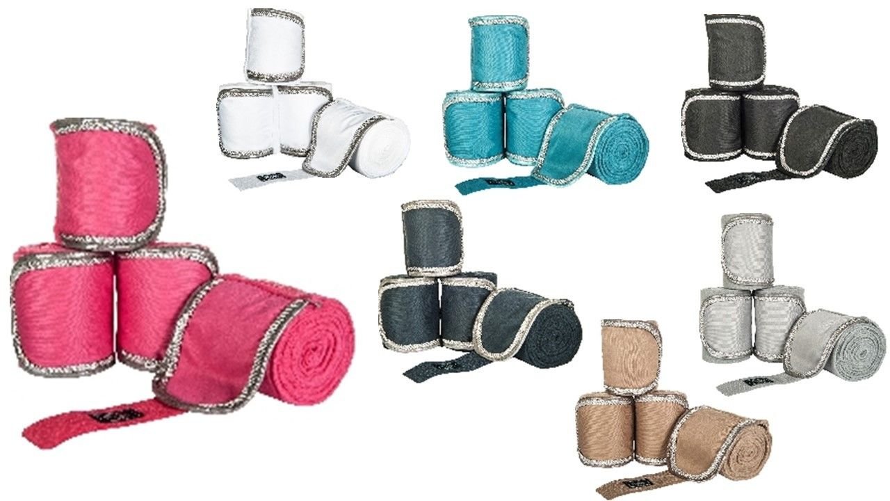 HKM Bandages Premium en tissu de qualité supérieure pour chevaux