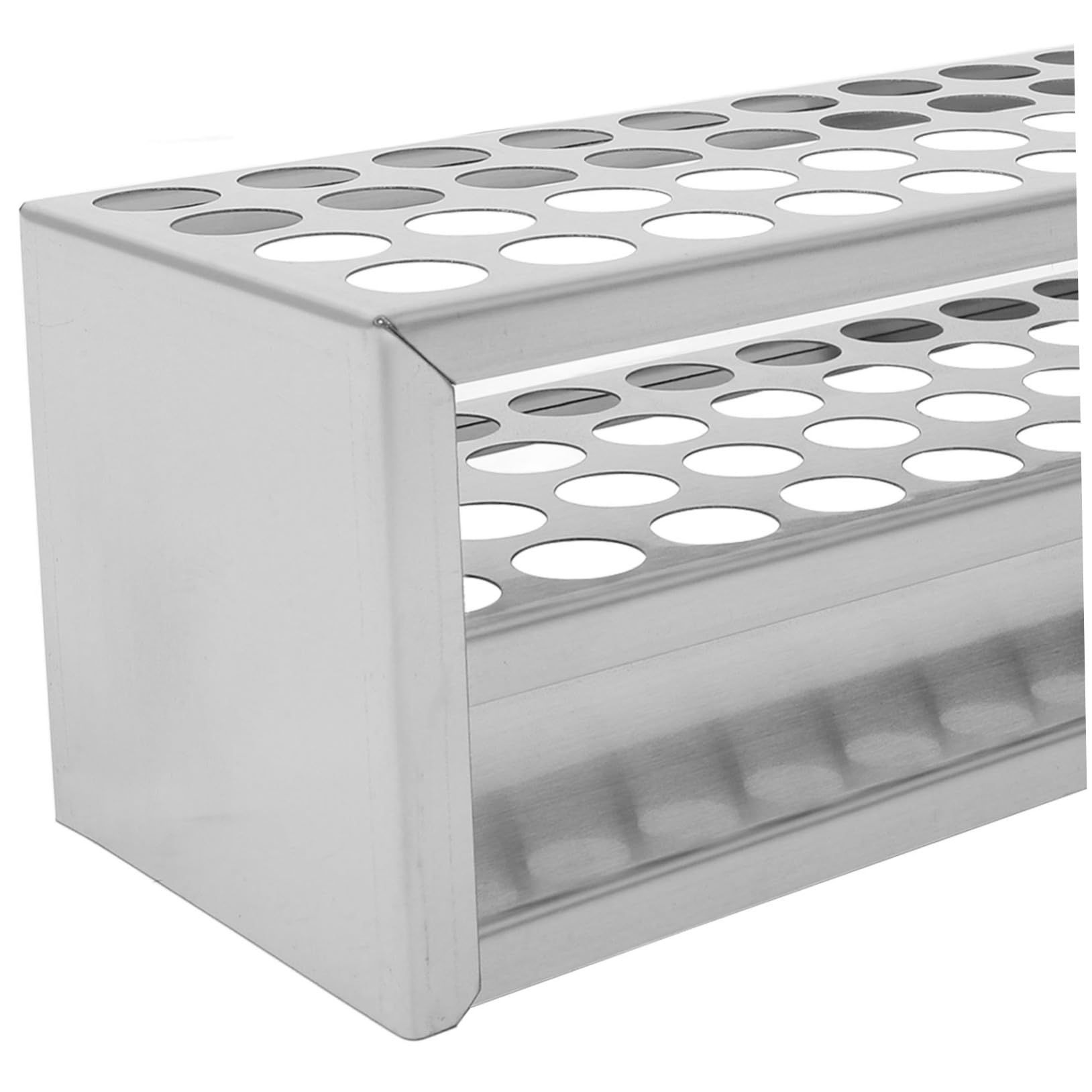 Mobestech 5stücke Laboratory Test Tube Rack Edelstahl Ständer Für Ømm Reagenzgläser Stabiler Für Präzise Experimente Kompakt Und Transportabel Professionell Und Praktisch