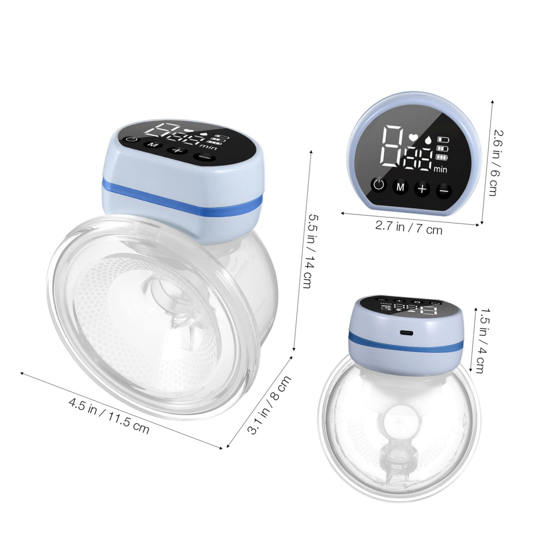 Tiralatte Silenzioso Indossabile Portatile in Silicone, Elettrico