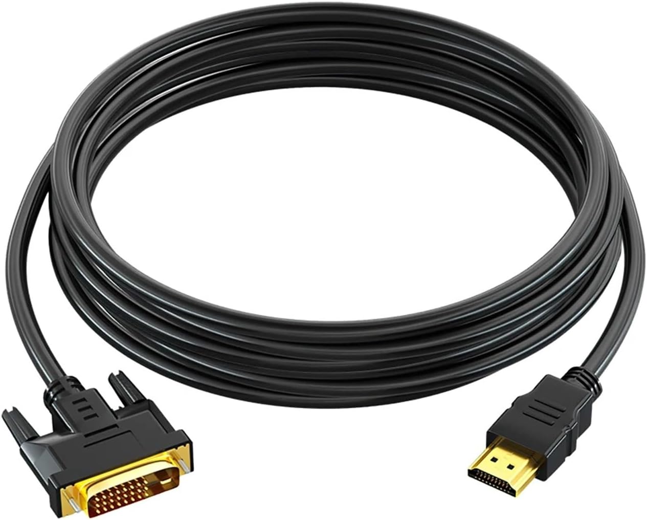 DVI to HDTV Cable HDMI-Compatible to Male 24+1 Adapter 4K@60HZ 1080P for TV Box LCD DVD Projector PC P;S/4 300cm 5M(5m)