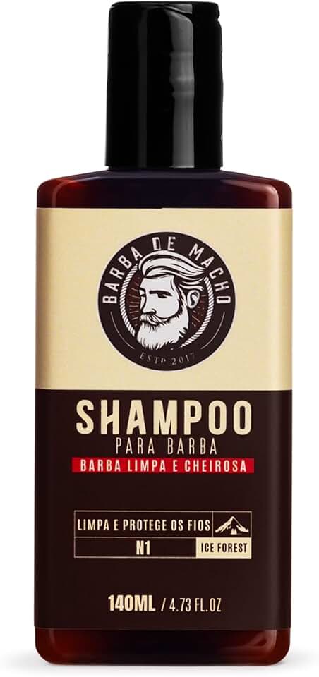 Shampoo Ice Combate Caspa e Irritação 140ml Barba de Macho