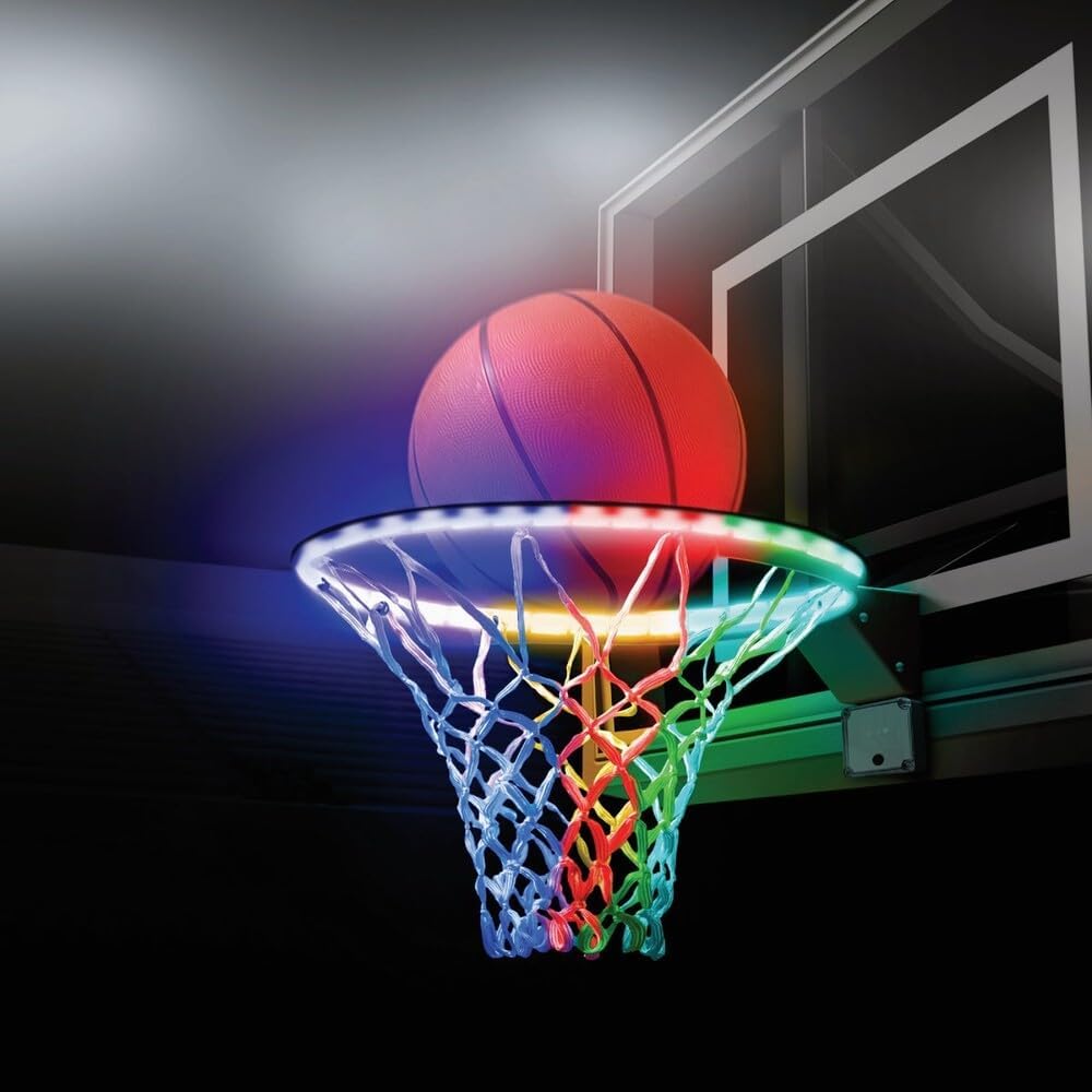 Brightz HoopBrightz LED Basketball Hoop Light - 2025's Must-Have for Basketball Lovers - Score and Celebrate with Motion Magic - Color Changing Fun Every Time You Score! - Fun Gift for Boys & Girls
