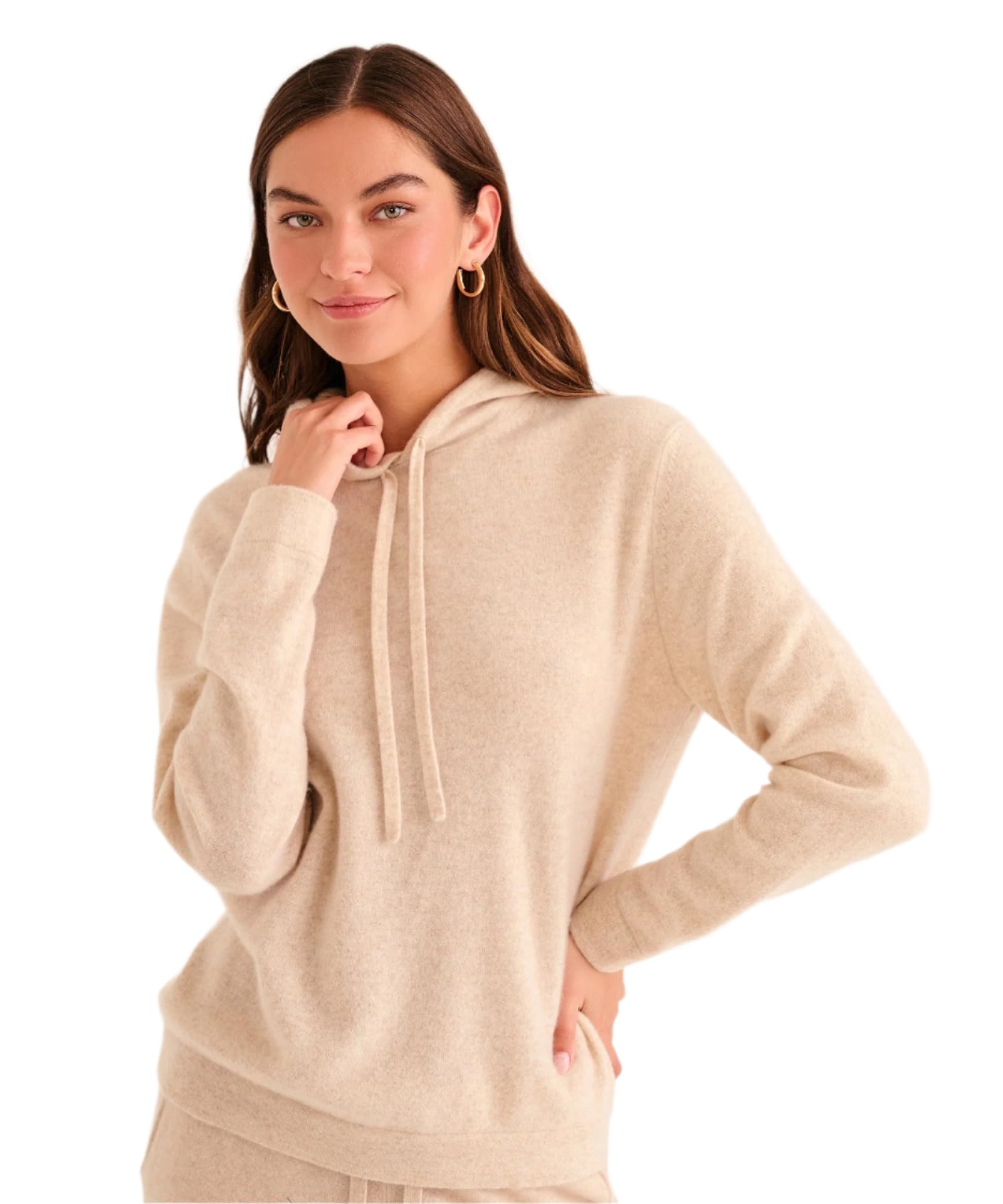 NAADAM Damen The Off-Duty Cashmere Hoodie Pullover