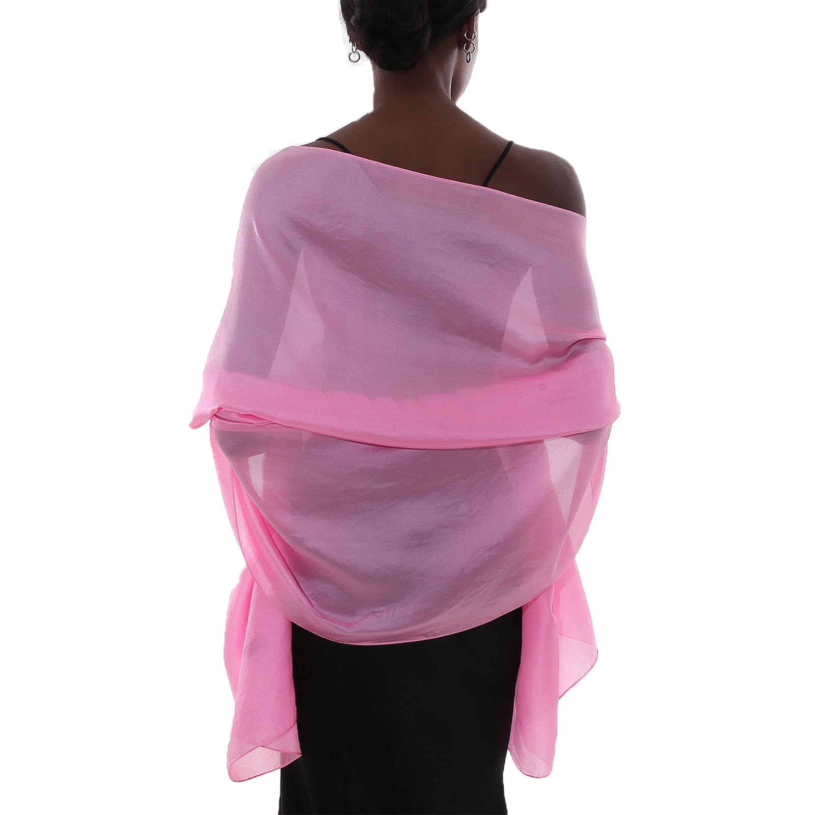 Sciarpa Donna Leggera Scialle Sciarpe Elegante Cerimonia Foulard Pashmina Scilla Stole Primavera Estate
