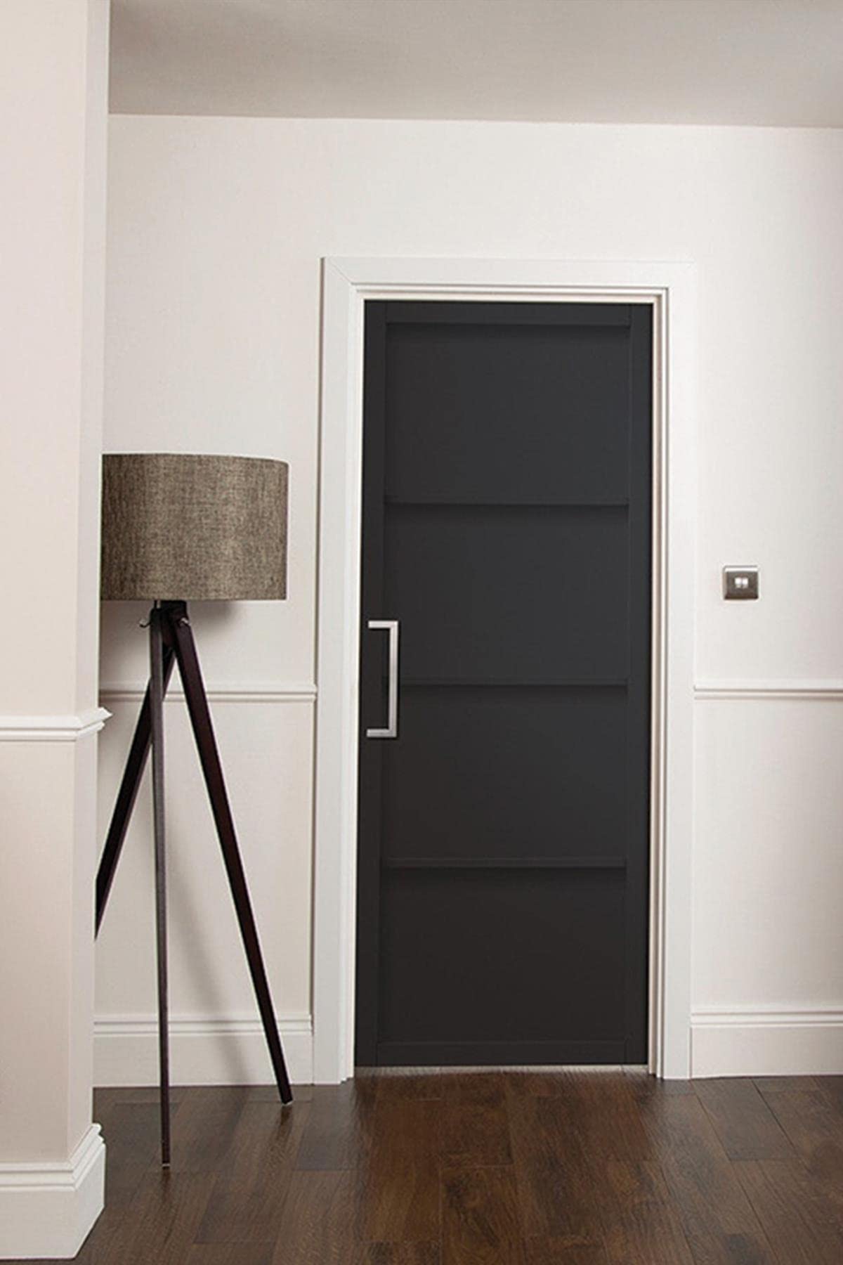 Mat Siyah Yapışkanlı Folyo 61 CM X 1 MT