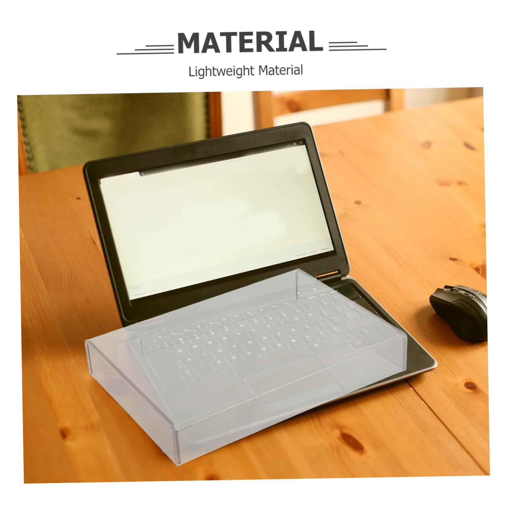 Copertura Tastiera per Laptop in Acrilico Trasparente | Protezione Antipolvere e Anti-sversamento, Installazione Facile, per Studenti e Gaming Laptop