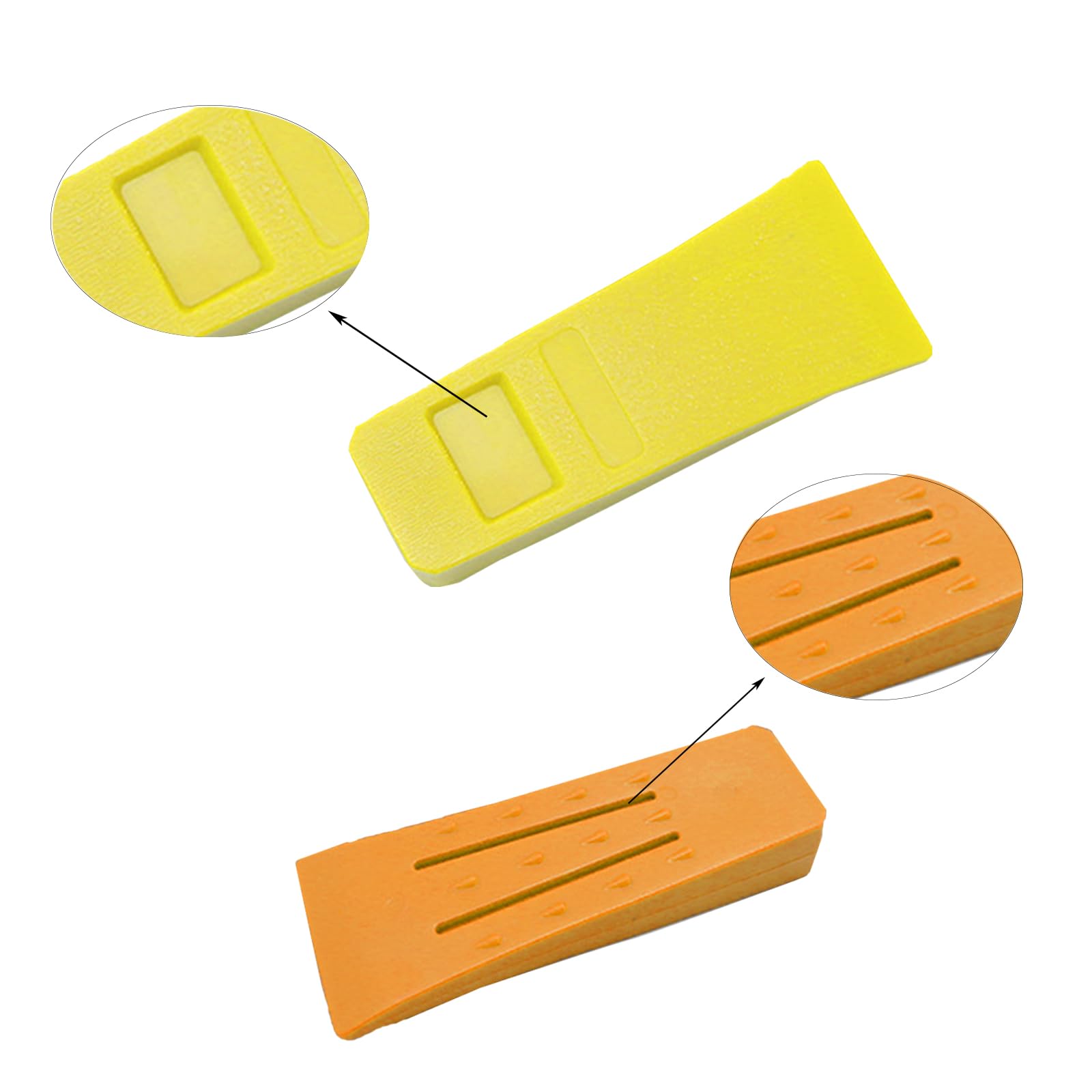 Cunei Per Motosega 6 Pezzi - In Plastica Gialla, 5.1 Pollici - Foto 12