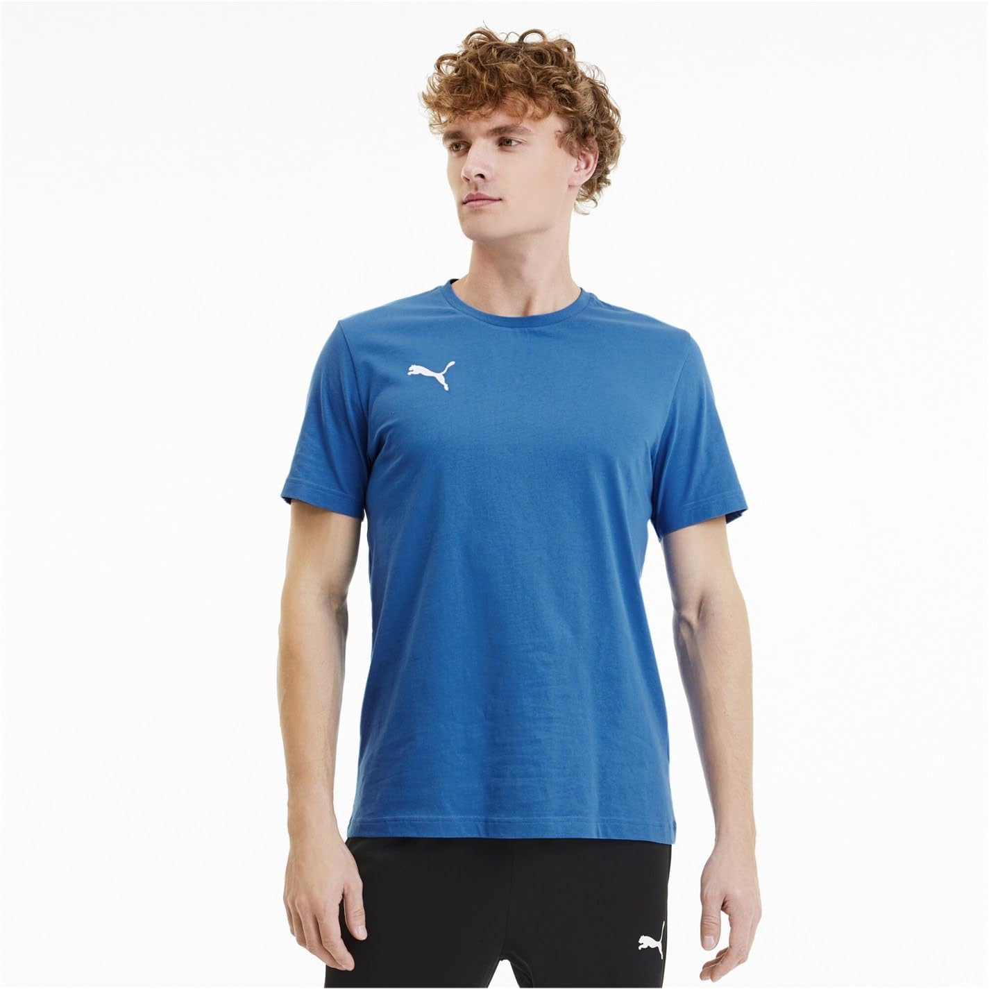 PUMA Teamgoal 23 Casuals Tee T-shirt Mężczyźni ,Electric Blue Lemonade ,M