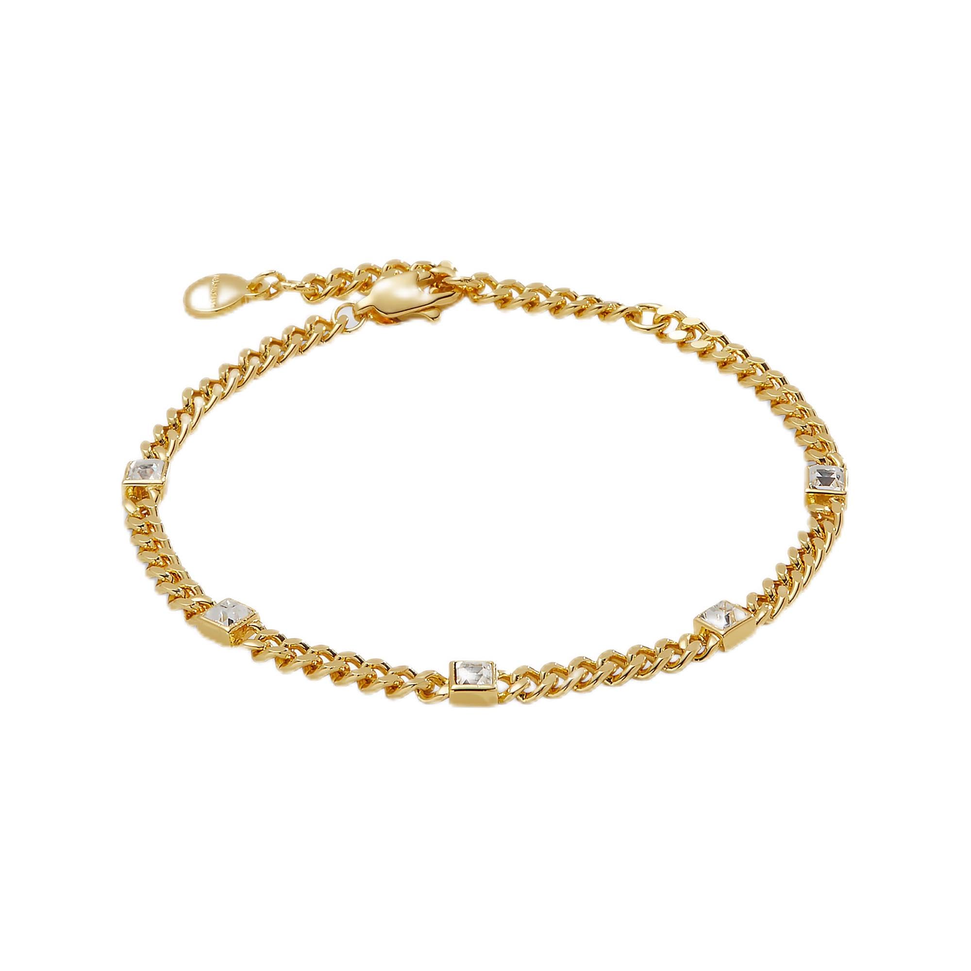 Alex and Ani September Birthstone Sapphire Curb Chain Bracelet