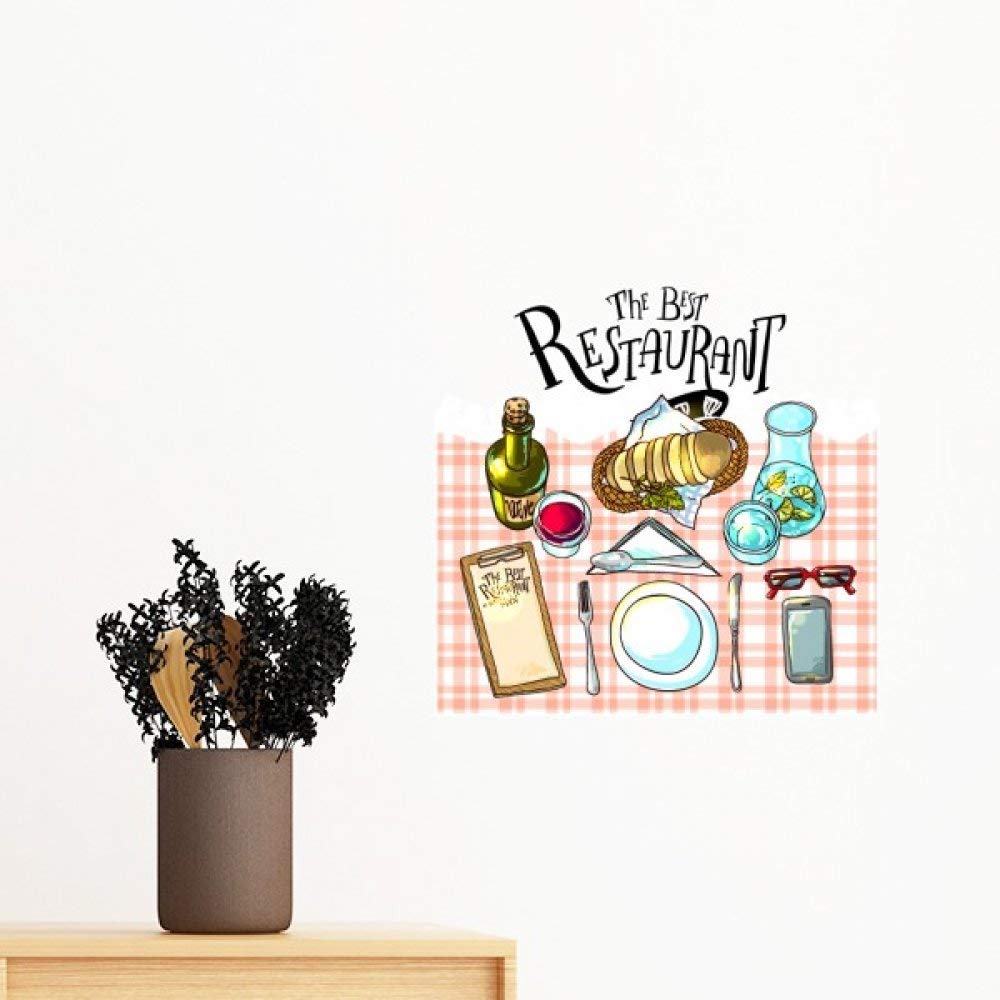Wall sticker vin lemonade amovible DIYthinker pour art mural de cuisine 40cm