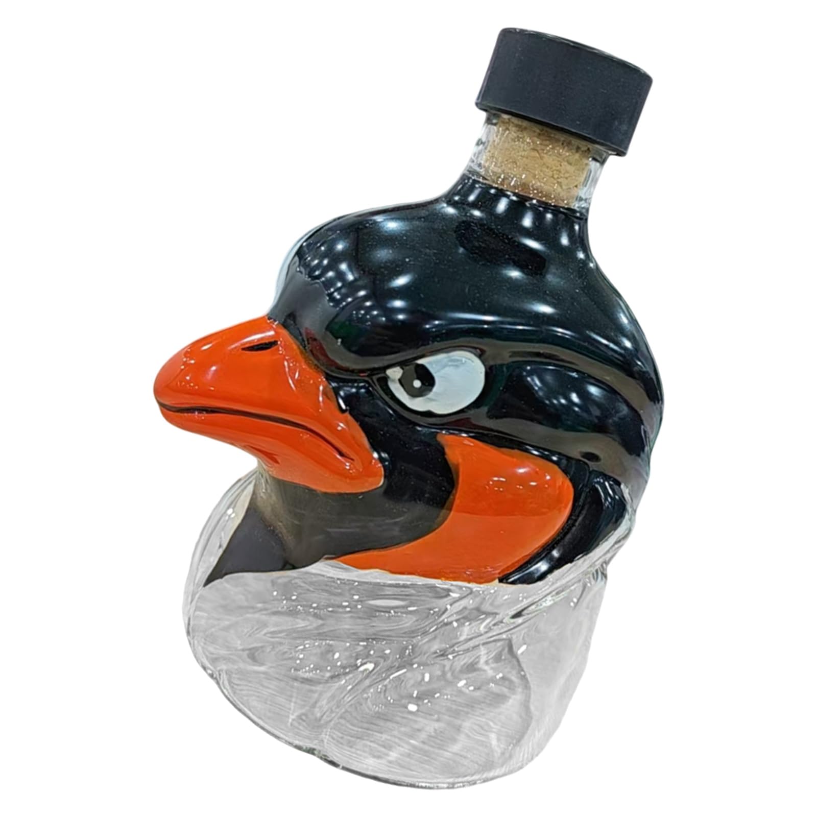 NVOQILIN Hawks Head Form Liquor Bottle Glass Whiskeys Dispenser Shatter Resistant Drinkware for Social Gatherings Whiskeys Decanter for Parties