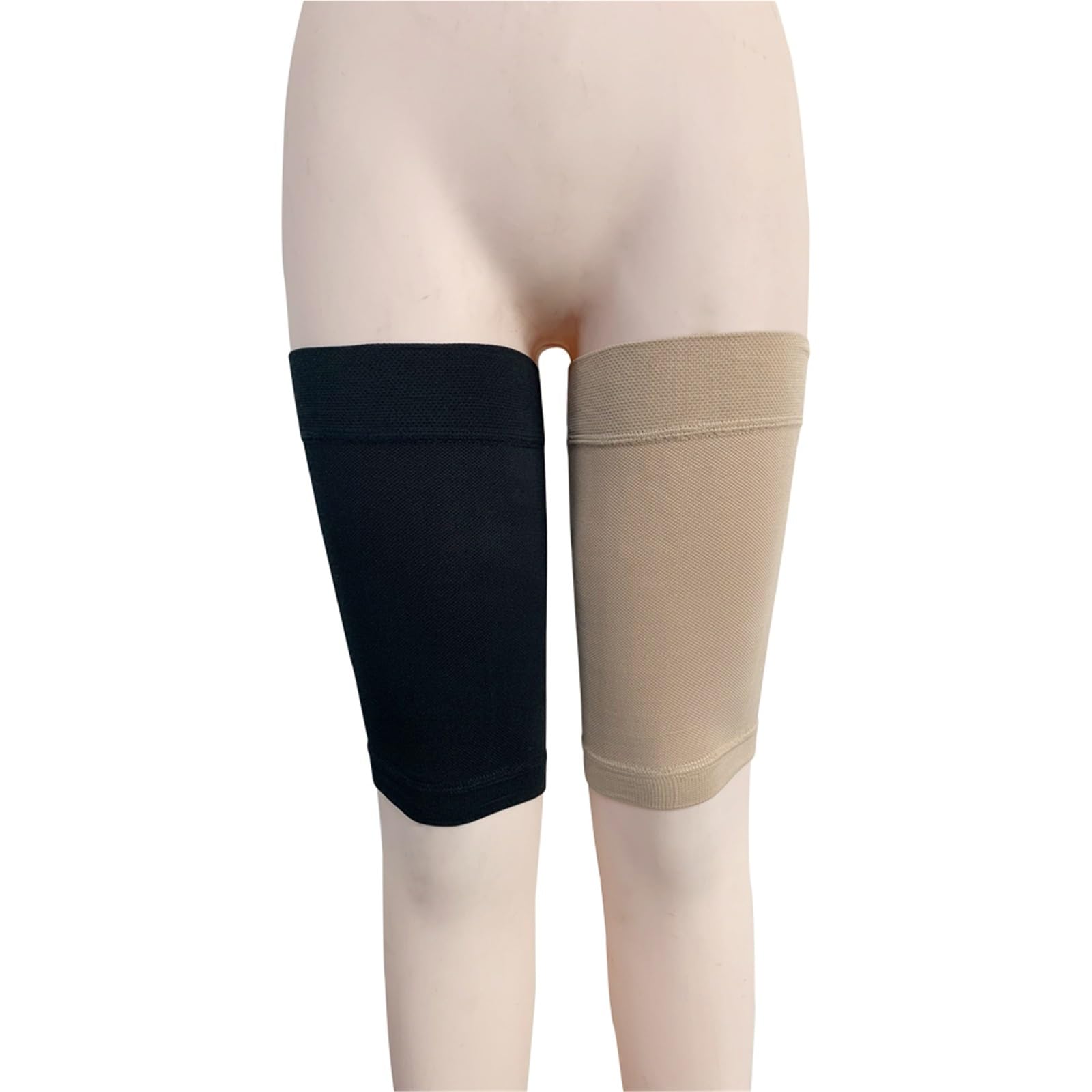 1 Paar Kompressions-Oberschenkelwickel-Beinbandage-Stützhülsen