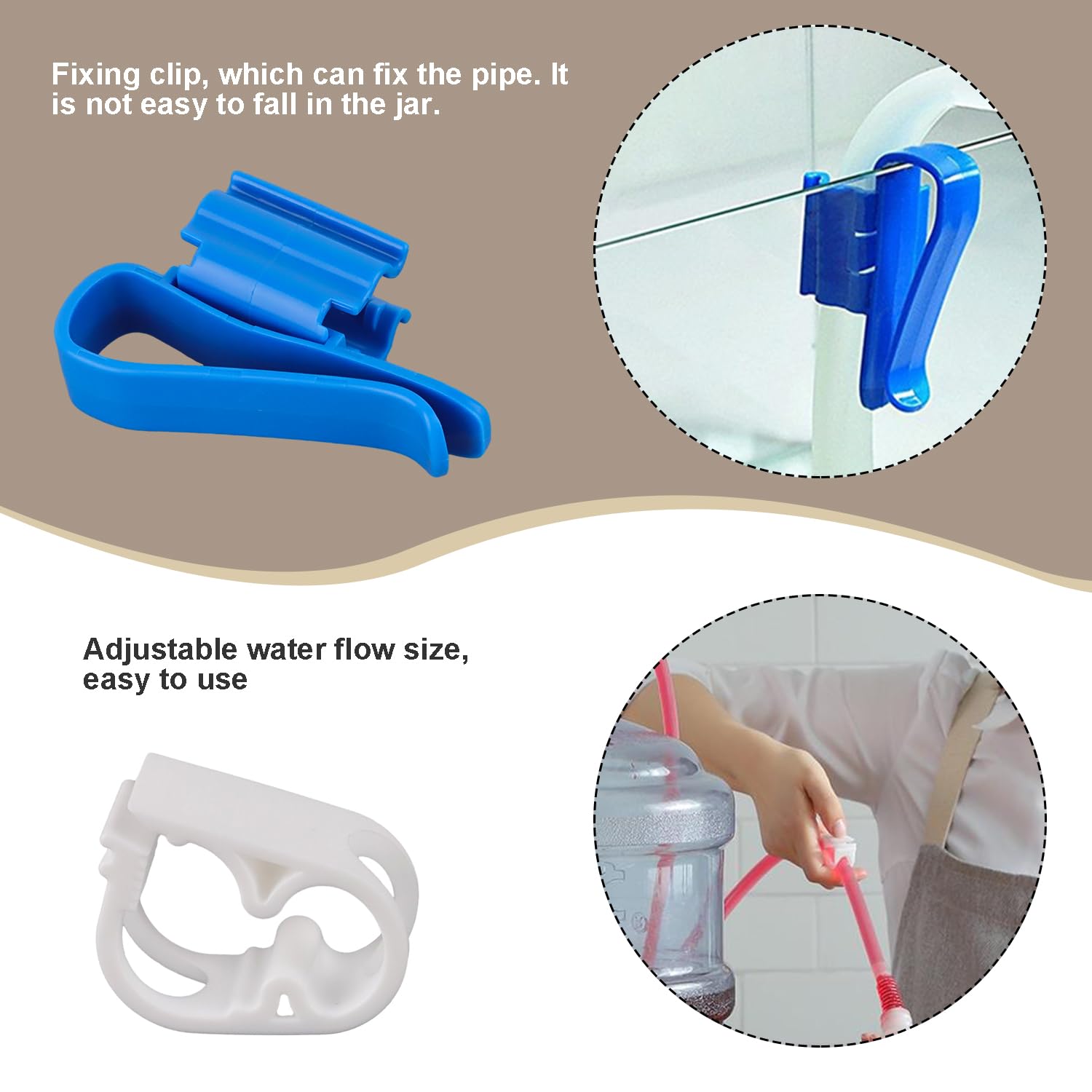 Sifonbuis van siliconen, lengte 2,5 m, wijnheffer, vulslang