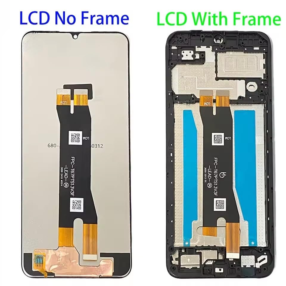 Digitalizador táctil de 6.75 pulgadas para reparar la pantalla de ZTE Blade A55 negro 2