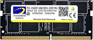 ذاكرة رام DDR4 SO-DIMM للاب توب بسرعة 3200 ميجاهرتز من توين موس، 16 جيجابايت، سوبريم