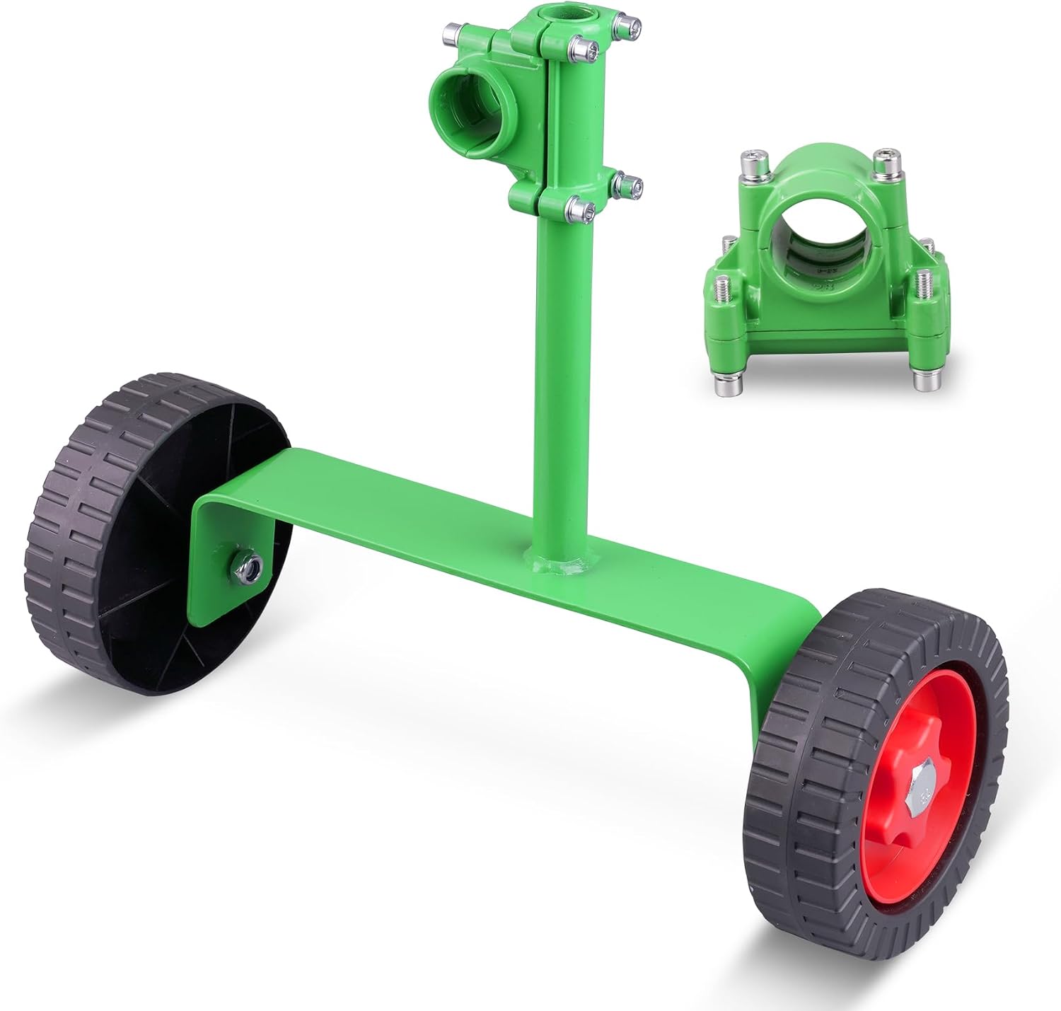 adjustable string trimmer support wheel attachment 28mm(1.1 inch) and 26mm(1inch) for weed string trimmer grass cutter parts gas string trimmer petrol/electric brushcutter strimmer