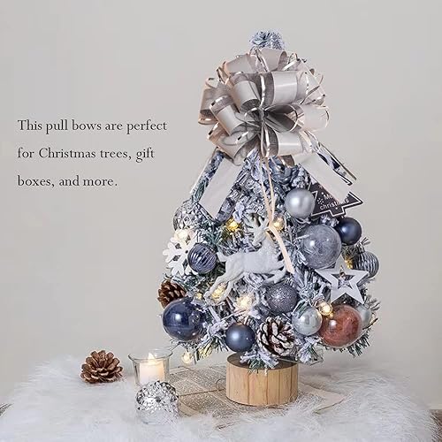 Miniatura 16 de 6 lazos de tracción de 6 pulgadas para regalo, fiesta, cumpleaños, vacaciones, regalos de flores Rosa