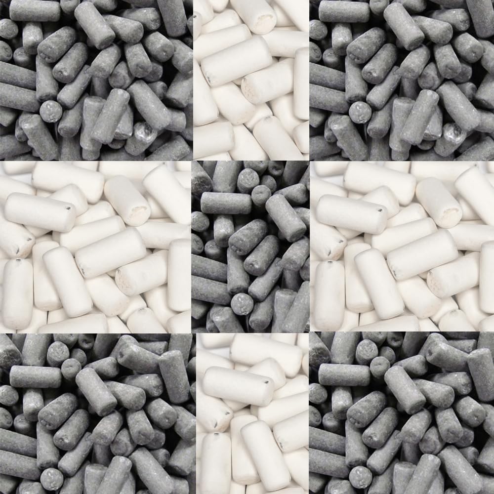 School White & Black Liquorice Chalks Sweet Mixed – Crunchy Sugar-Coated Shell with Soft Chewy Centre, Classic Dutch Confectionery Pieces (1500g)
