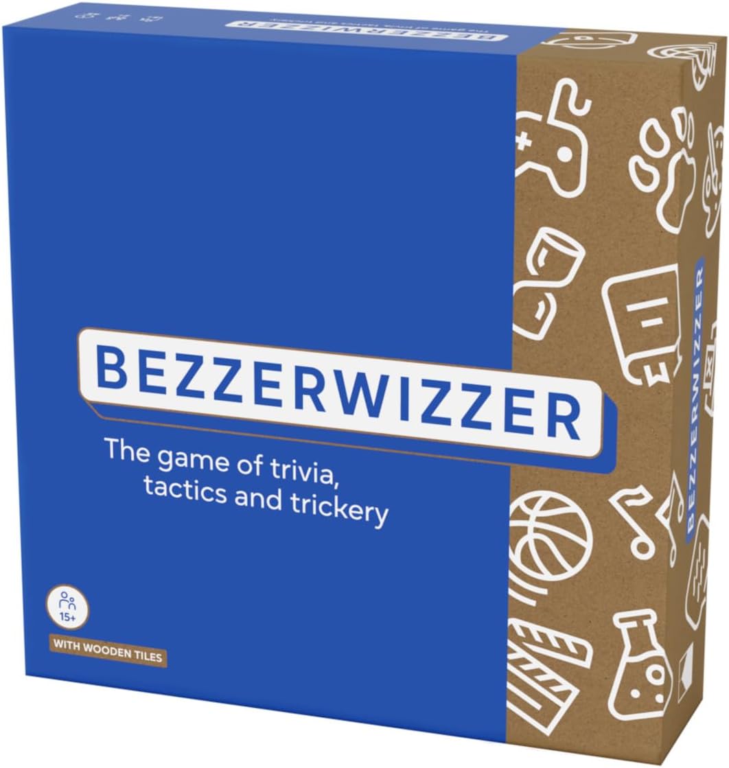 Asmodee | Bezzerwizzer | Fun Family Trivia Party Game | Ages 15+ | 2+ Players | 45+ Minutes Playing Time