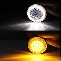 Vista 7 de ZYTC - Juego de 2 micas Touring OEM ahumadas de 3.25 pulgadas para motocicleta Harley Davidson, Electra Glides