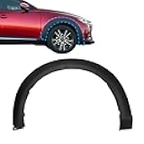 Fender Trim, Front Passenger Side, Fit for Mazda CX-3 2016-2022 2.0L l4, Replace# MA1291104 D10E51W20C, Front Wheel Fender Opening Arch Molding Trim