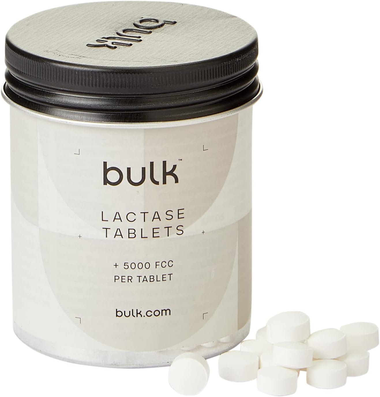 BULK POWDERS Pure Lactase Enzyme Tablets, 5000 FCC, Pack of 270