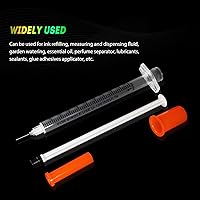 Vista 33 de SHAOTONG 10mL Syringe with 21 Gauge 1.5 Inch Needle Lab Disposable Sample Injection Syringes, 100 Pack