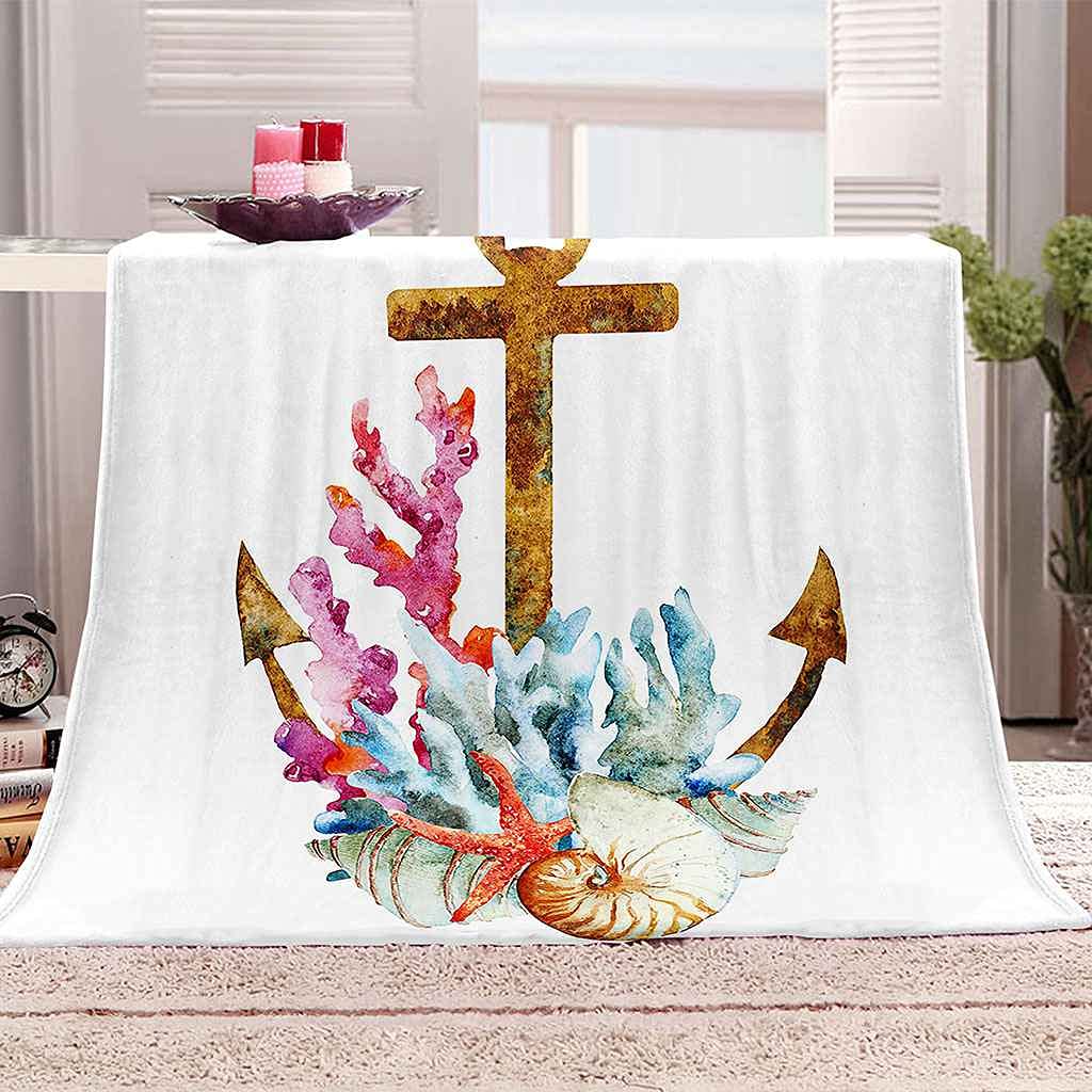 Couverture Polaire Flanelle Légère Chaude Toutes Saisons 150x200