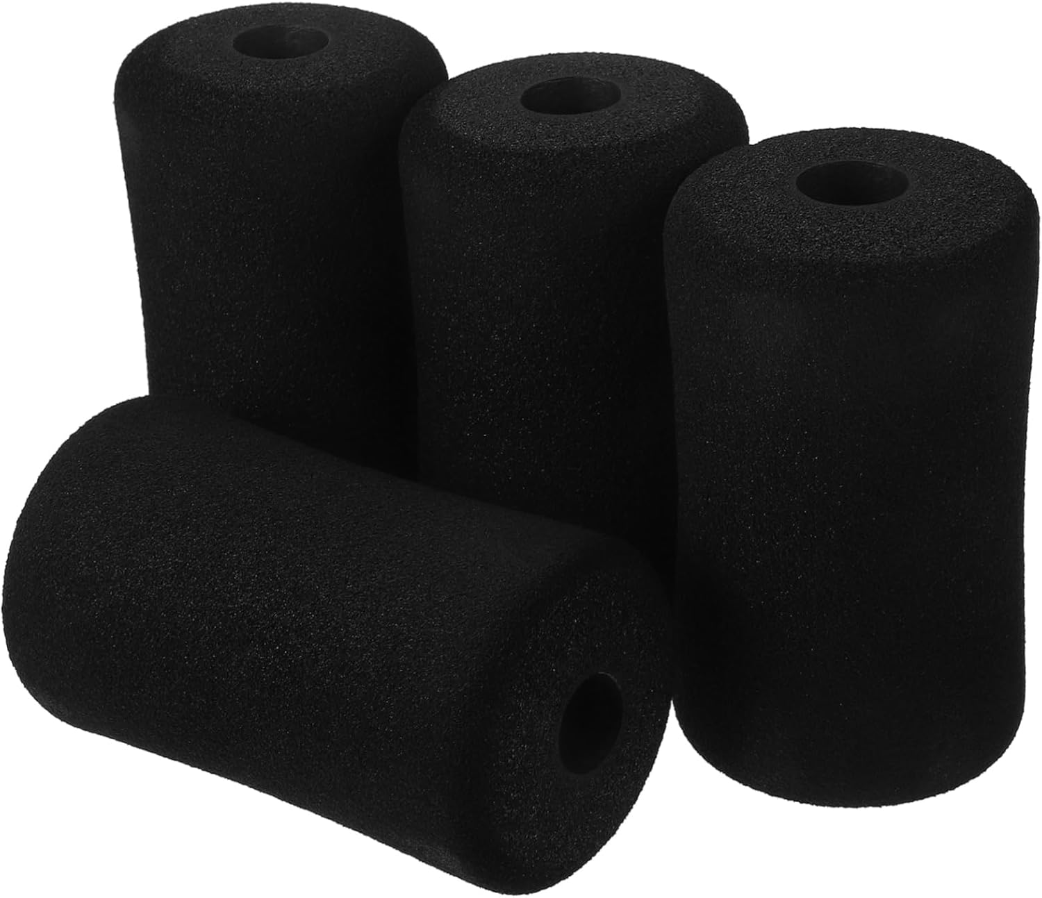 UPKOCH 4pcs Foam Roller Pads Replacement for Ab Training Accessories Foot Foam Sleeves for Gym Equipment Comfortable Cushion Support for Leg and Foot Exercise Fit Inner