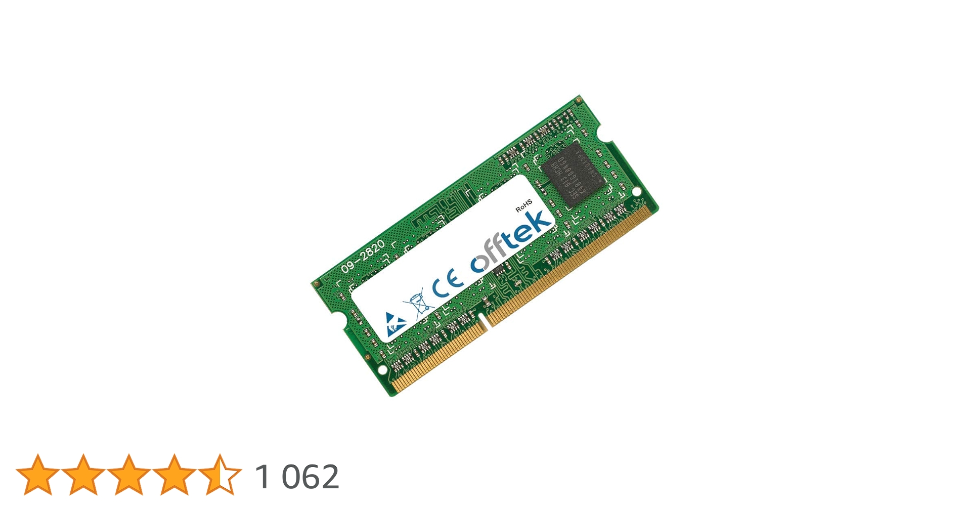 OFFTEK 8GB RAM-minne 204 Pin Sodimm - DDR3L - PC3-12800 (1600Mhz) - Non-ECC OFFTEK 8GB RAM-minne 204 Pin Sodimm - DDR3L - PC3-12800 (1600Mhz) - Non-ECC