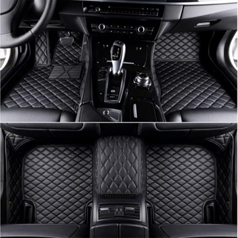 Tapis de sol Cupra Terramar 2024 2025 sur mesure en cuir noir intégral