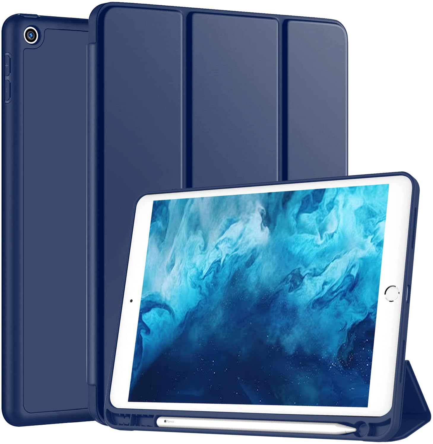 Robustrion Flip Cover for iPad 10.2" 9th 8th 7th Gen Generation Case, Black — Amazon image 9