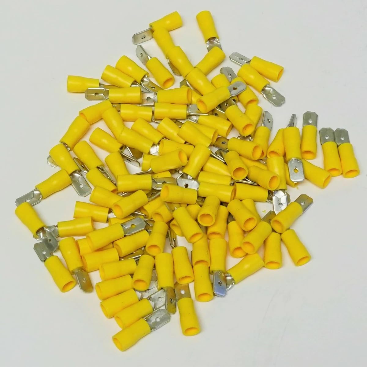 Replacement for Supco T1004C Insulated Male Slip On Electrical Terminal Connector for 12-10 Wire Compatible with Supco.