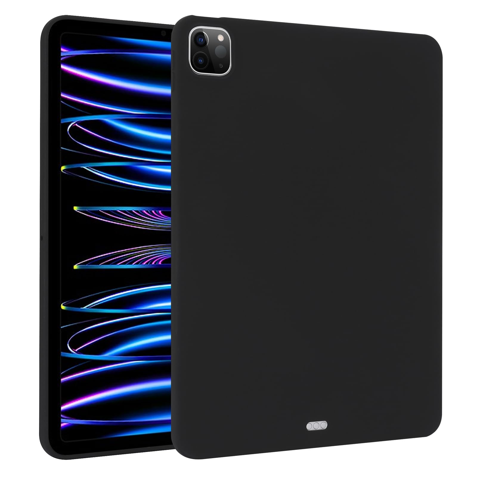 Étui pour iPad Pro 11 coque silicone noir rigide et légère - 8