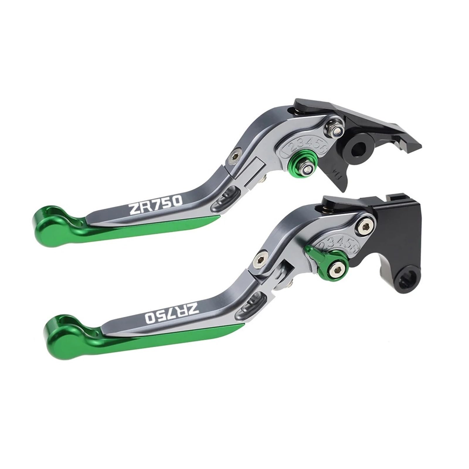 Yxbswbjd 09 Aluminum Alloy Folding Brake Lever For Zr750 Motorcycle Folding Extendable Brake Clutch Levers