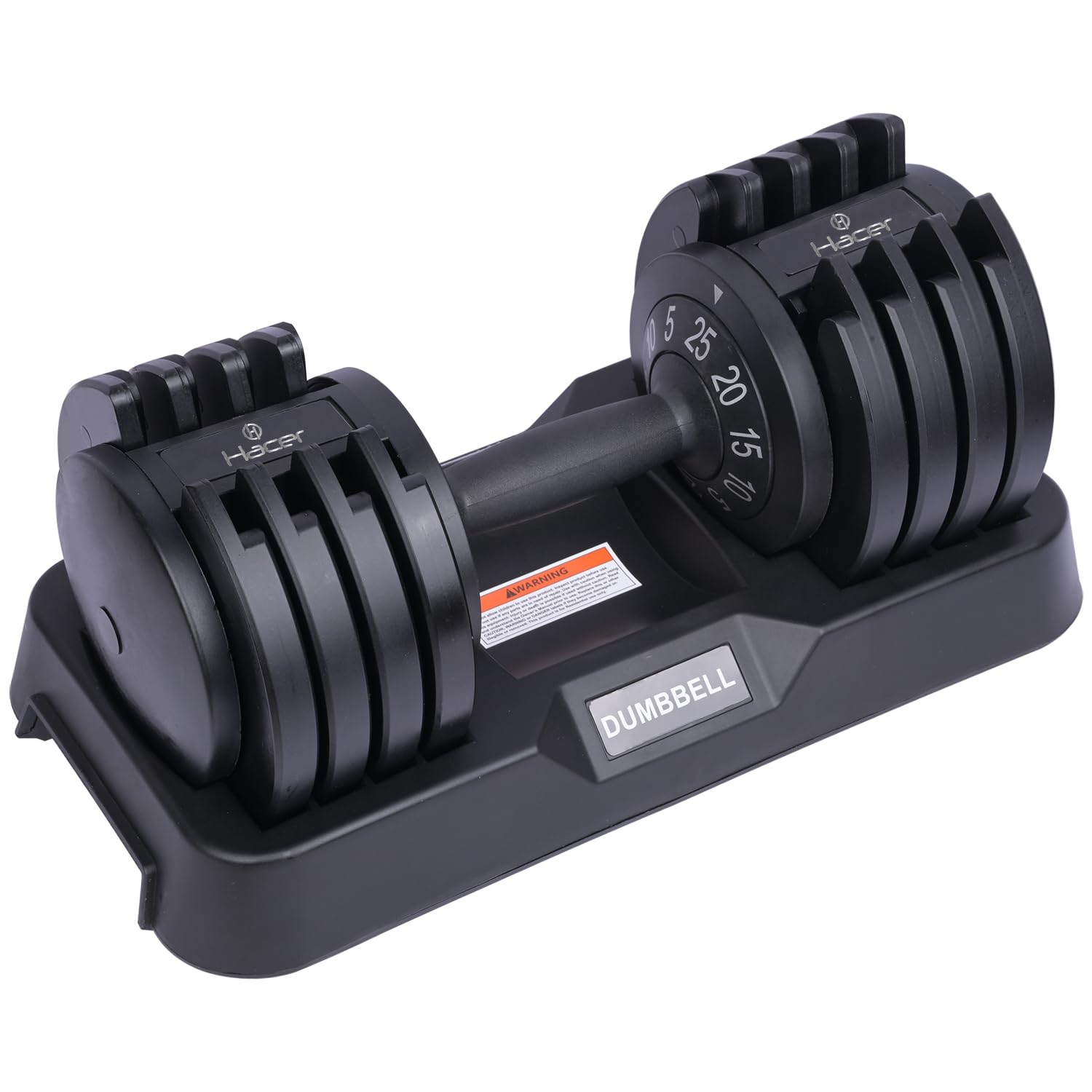 Hacer 25 KG Dumbbells Iron Set 5-in-1 Adjustable Free Weight with Non-Slip Handle Gym Kit for Full Body Training Exercise Fitness (B0CQK1CMC9) Amazon Price History, Amazon Price Tracker