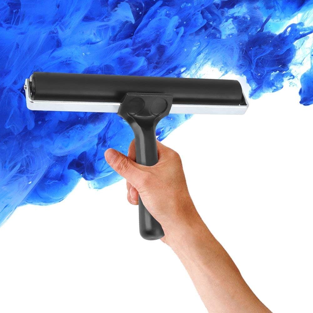 Brayer Rollers Soft Rubber Brayer, Rubber Glue Roller Paint Brush Ink Applicator Art Craft Oil Painting Tool for Printmaking, Ink Stamping Brayers